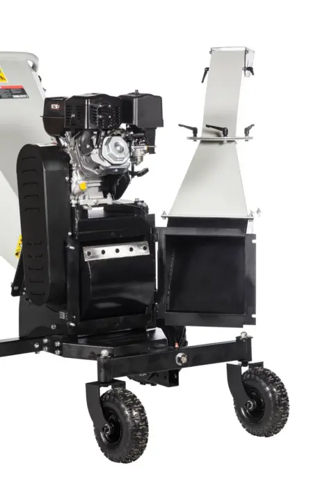 LUMAG RAMBO-HC15PRO Benzin-Trommelhäcksler mit Pendelachse