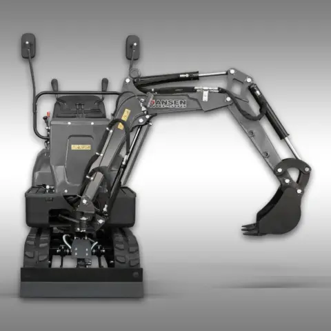 JANSEN MB-500 Mikrobagger Komplett-Set mit Anbaugeräten