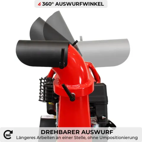 SCHORR RR100THX Benzin-Holzhäcksler für Schnittgut bis 100 mm
