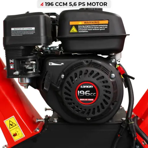 SCHORR RR100THX Benzin-Holzhäcksler für Schnittgut bis 100 mm
