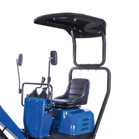 Scheppach EXC815 XXL Benzin-Minibagger im Zubehör-Set