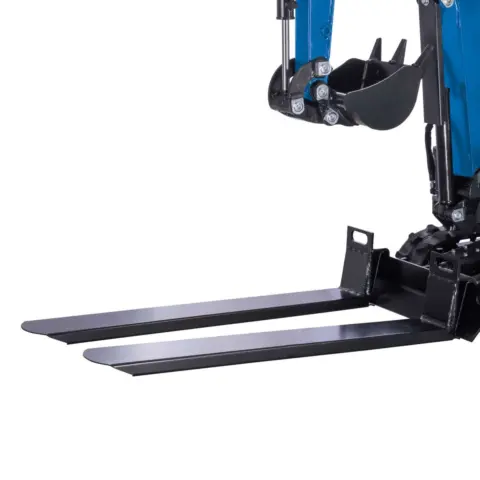 Scheppach EXC815 XXL Benzin-Minibagger im Zubehör-Set