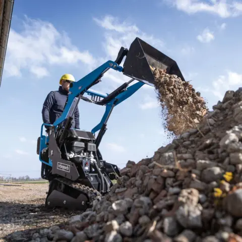 Scheppach MKL730 Kompaktlader mit Ladeschaufel