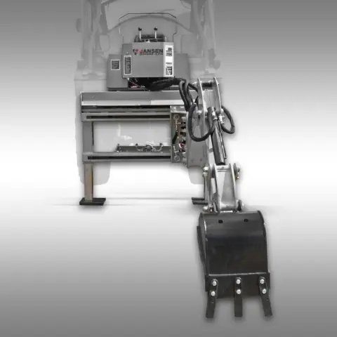 JANSEN BHSM-175 Heckbagger für Traktoren mit Seitenverschiebung