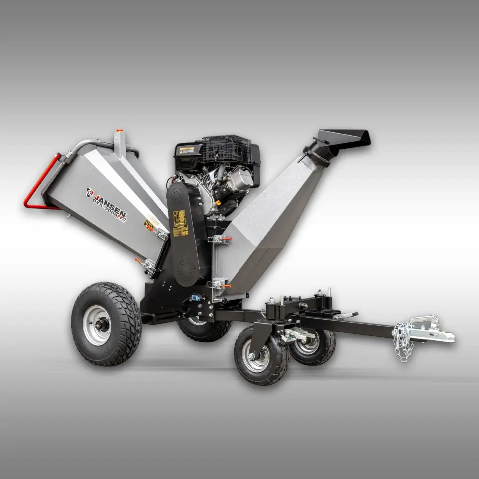 JANSEN GTS-3000pro Benzin-Gartenhäcksler mit Elektrostart