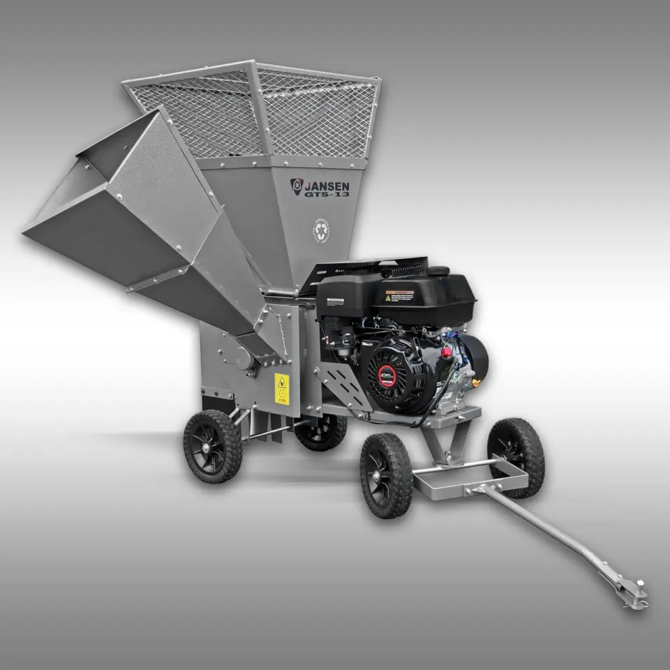 JANSEN GTS-13 Benzin-Gartenhäcksler mit 15-PS-Motor