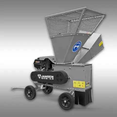 JANSEN GTS-13 Benzin-Gartenhäcksler mit 15-PS-Motor