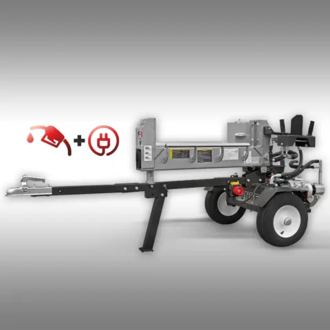 JANSEN HS-20DS63 Doppel-Holzspalter mit Antriebsvarianten