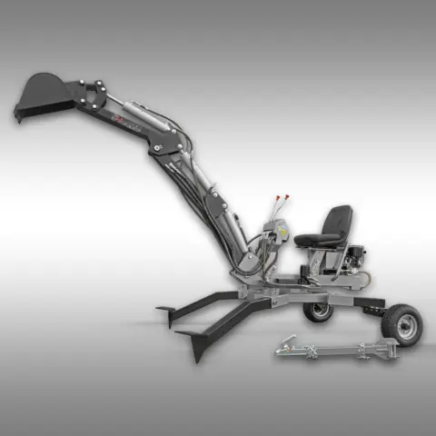 JANSEN MB-360° Benzin-Minibagger mit Briggs & Stratton-Motor