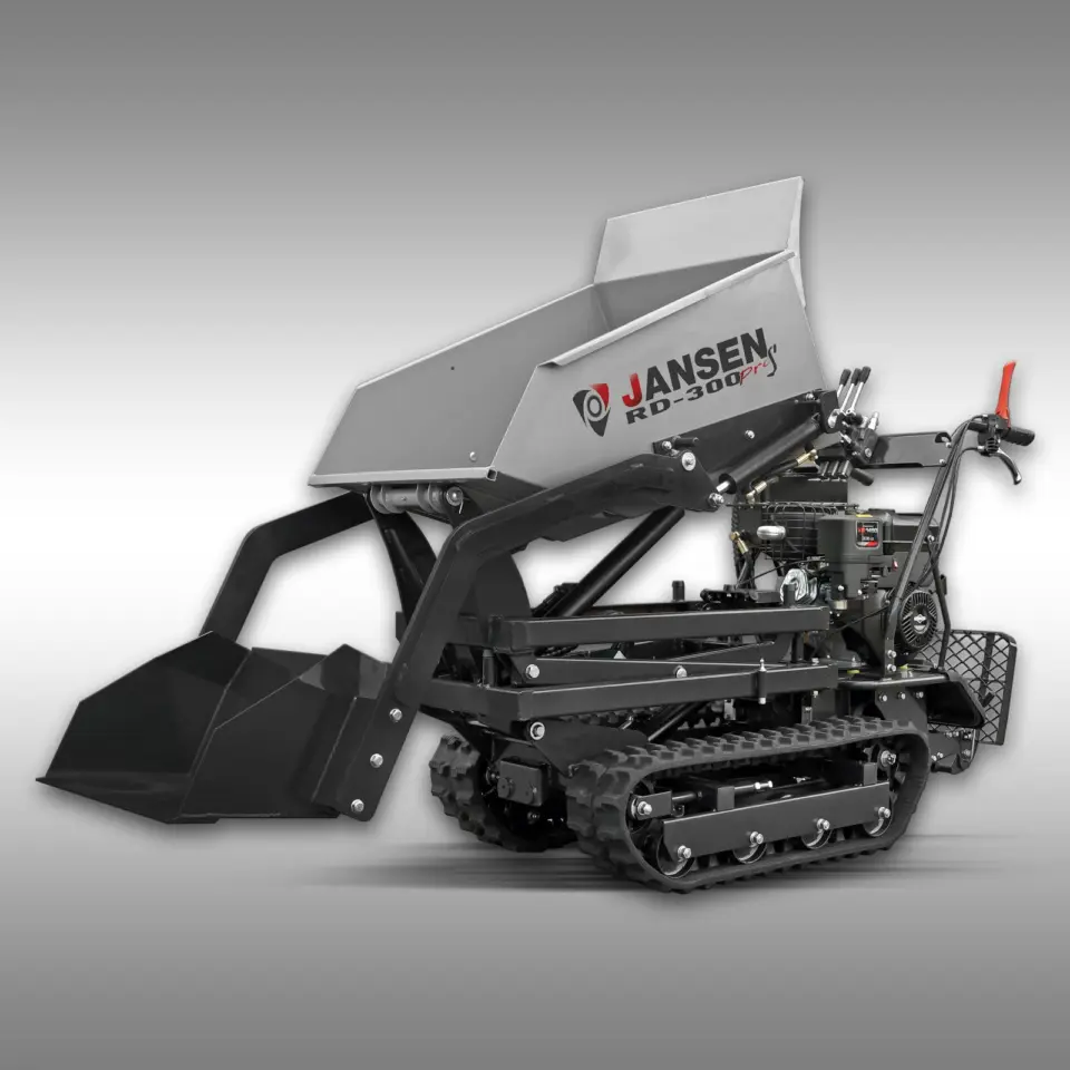 JANSEN RD-300proS Raupendumper mit Hochkipper und Selbstladeschaufel