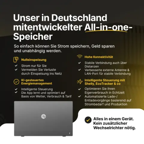Solakon ONE – Balkonkraftwerk-Speicher ab 4,22 kWh