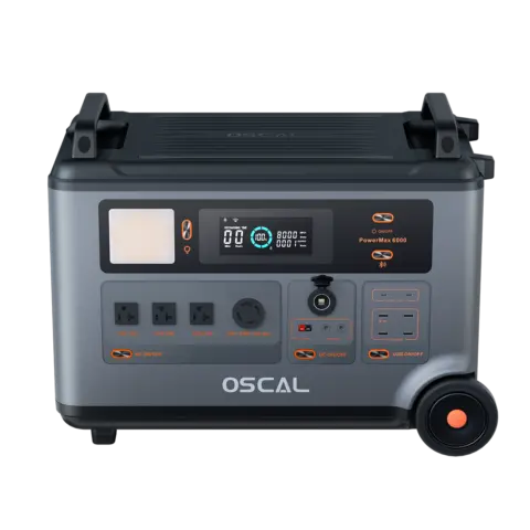 OSCAL PowerMax 6000 – Powerstation EU 3.600 Wh / 6.000 W