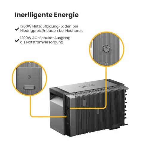 Anker SOLIX Solarbank 3 E2700 Pro – Solarbank-Set mit 4 × 500-W-Solarmodul
