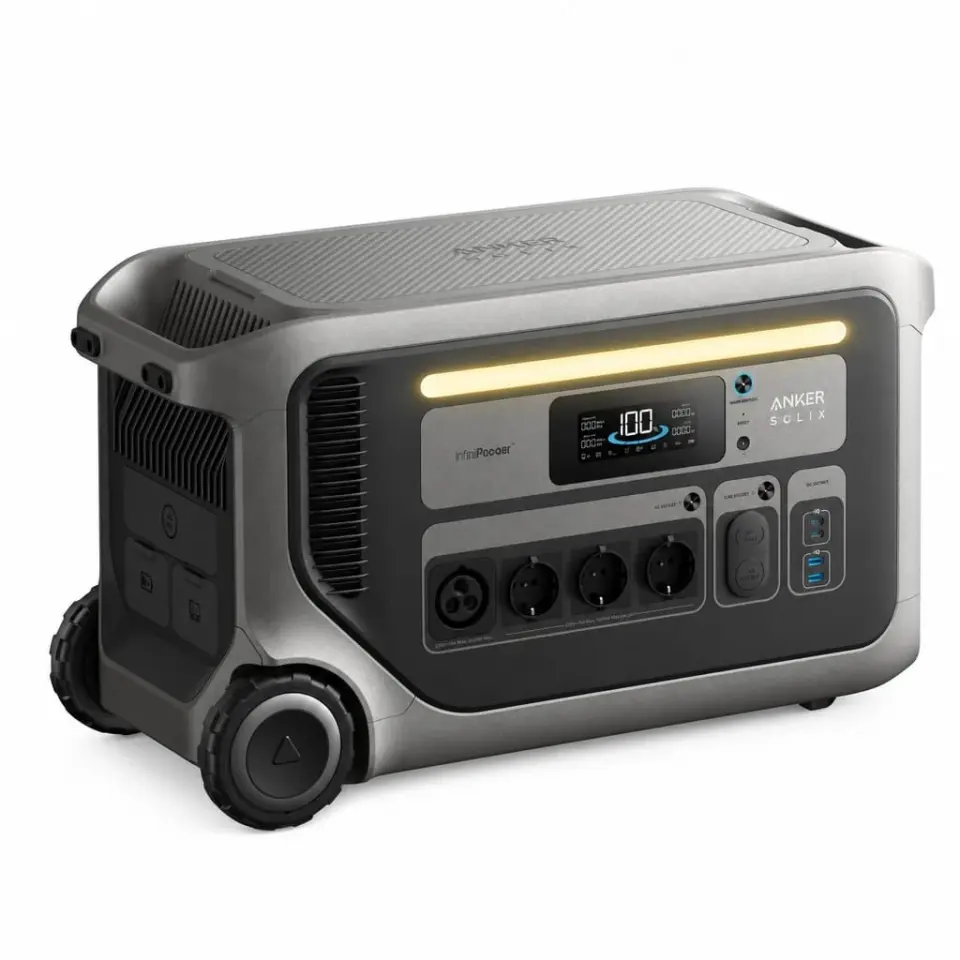 Anker SOLIX F3000 – Powerstation mit Rollen 3.072 Wh / 3.600 W