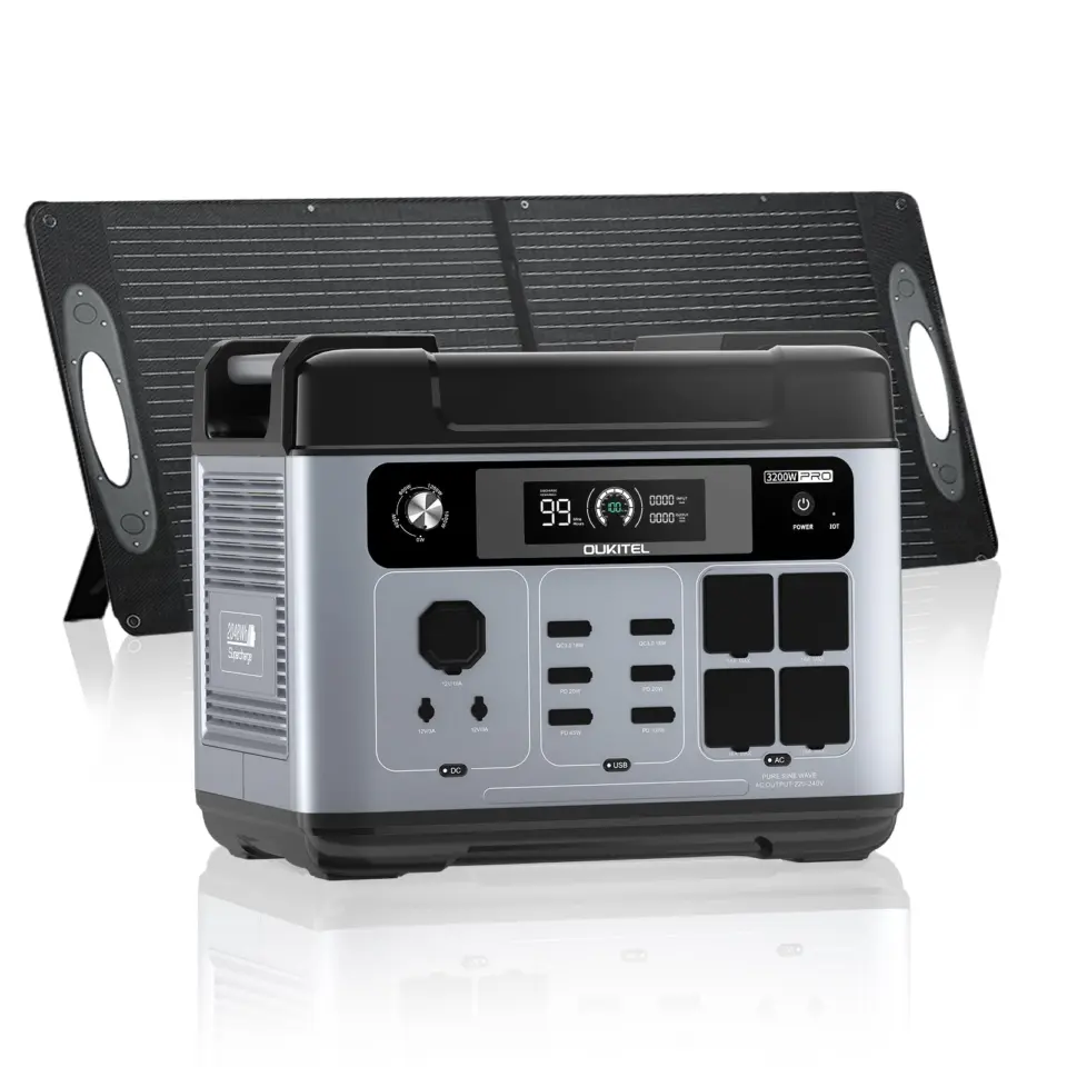 OUKITEL P2001 Plus – Solargenerator-Set 2.048 Wh / 2.400 W