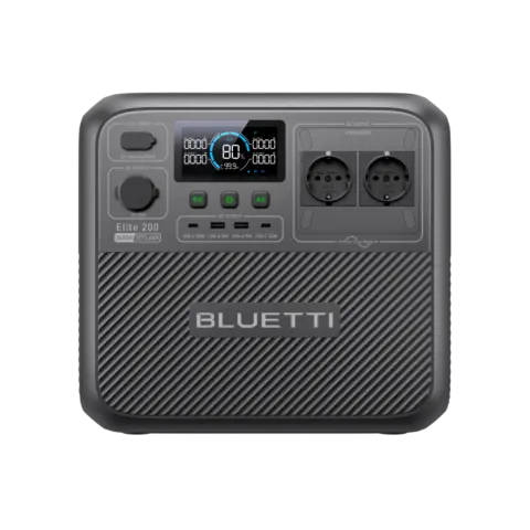 BLUETTI Elite 200 V2 – Solargenerator-Set 2.073,6 Wh / 2.600 W