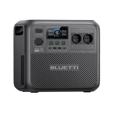 BLUETTI Elite 200 V2 – Solargenerator-Set 2.073,6 Wh / 2.600 W