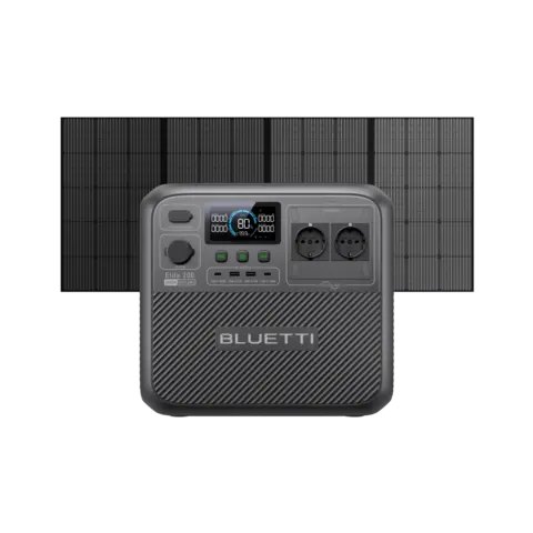 BLUETTI Elite 200 V2 – Solargenerator-Set 2.073,6 Wh / 2.600 W